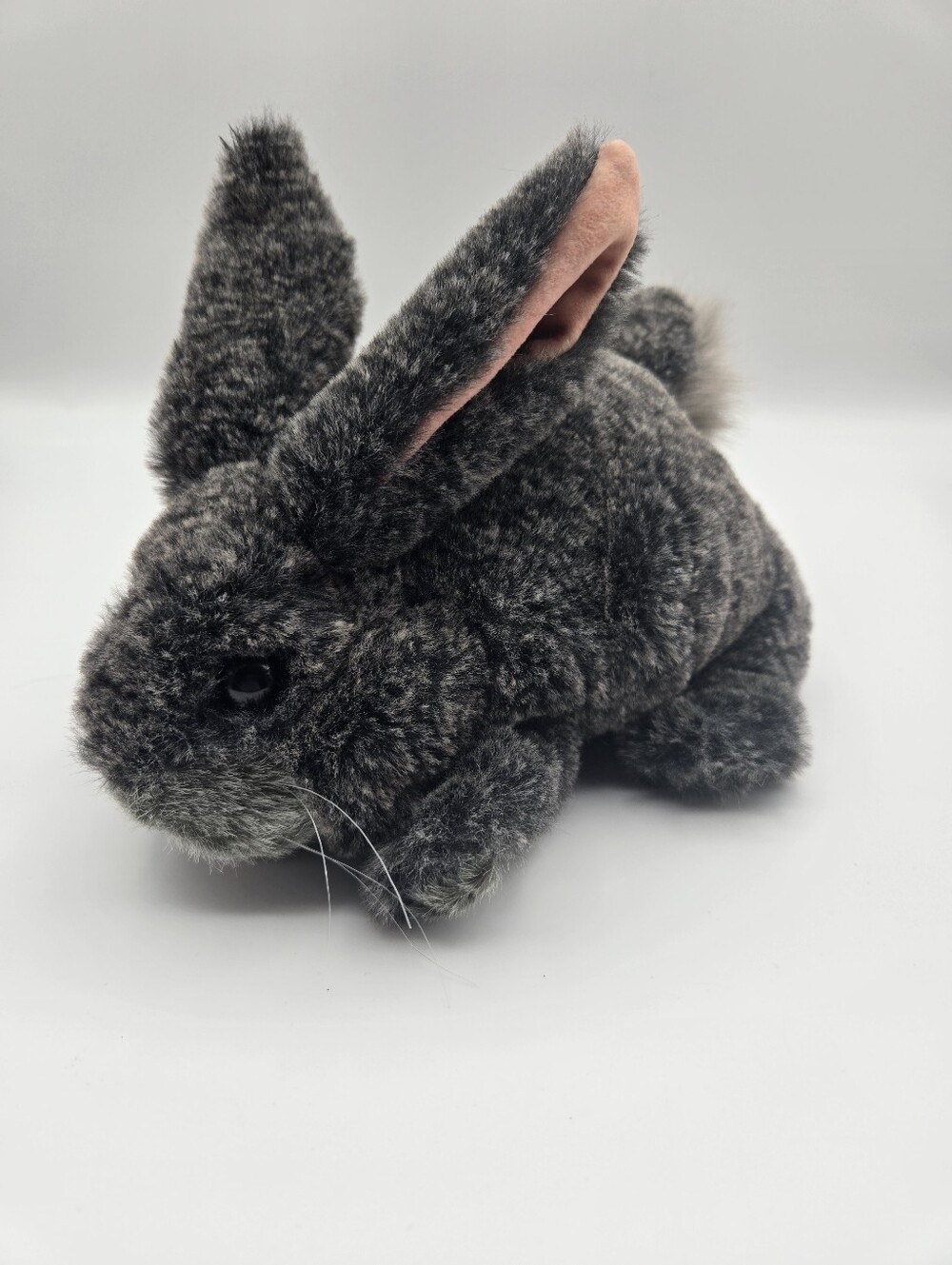 Folkmanis Gray Bunny Rabbit Furry Plush Hand Puppet